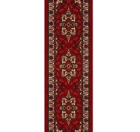 Alfombra de Pasillo Rojo 70 cm x 5 metros con Goma Sin Overlock-0
