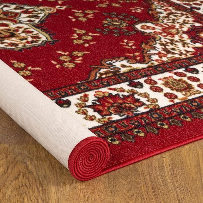 Alfombra de Pasillo Rojo 70 cm x 5 metros con Goma Sin Overlock-2