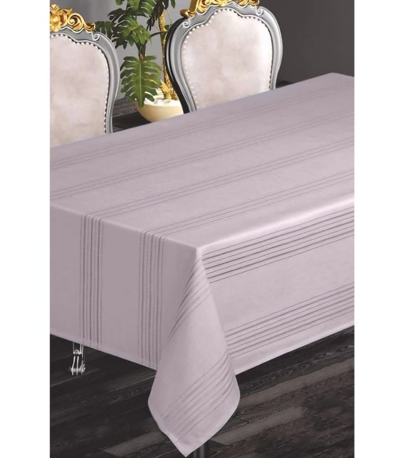 Mantel Rosado Antimanchas Textil Turco