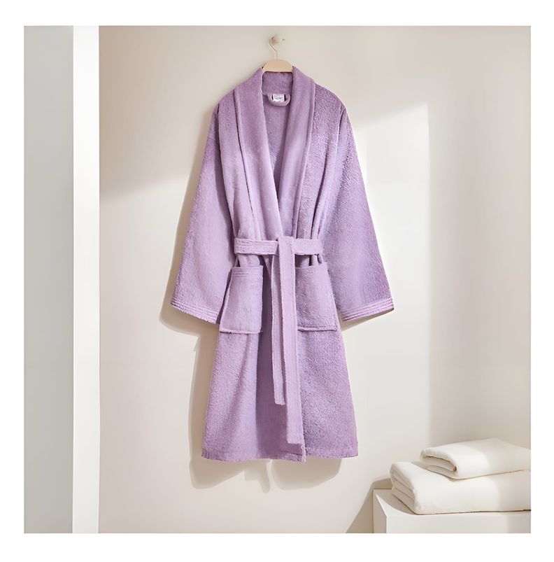 Bata de Baño Turco Unisex Adulto - Morado-0