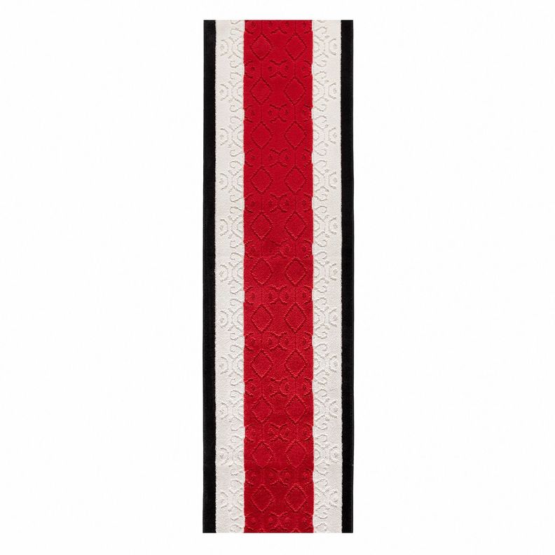 Alfombra de Pasillo  Antideslizante 67 cm x 7 metros Rojo Sin Overlock-0