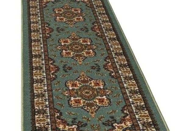 Alfombra de Pasillo Verde 70 cm x 3 metros con Goma Sin Overlock-0