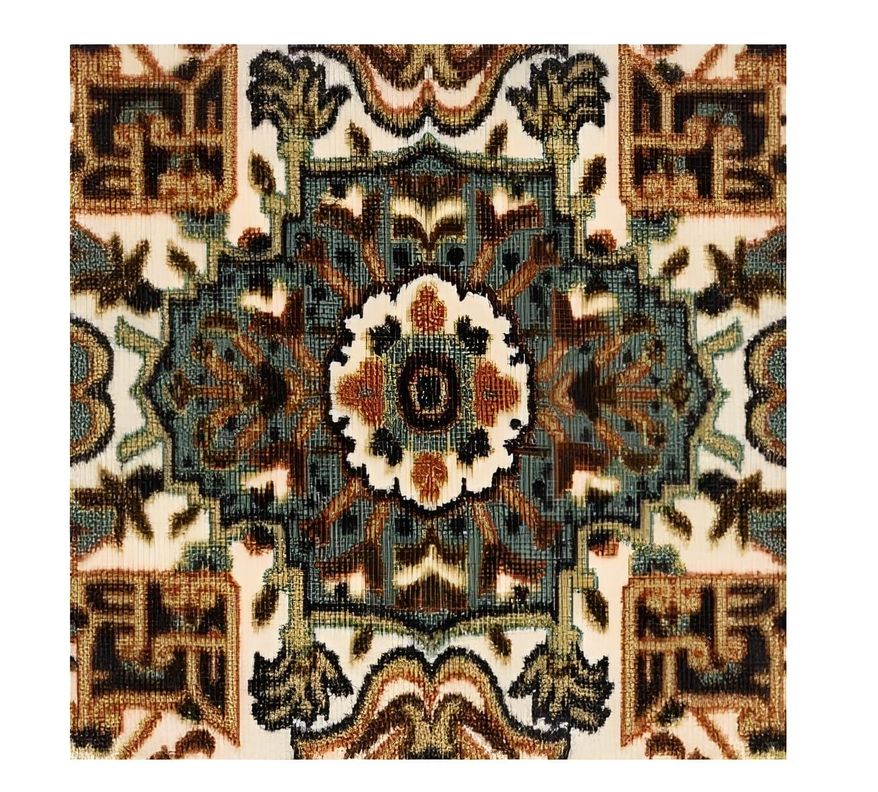 Alfombra de Pasillo Verde 70 cm x 3 metros con Goma Sin Overlock-3