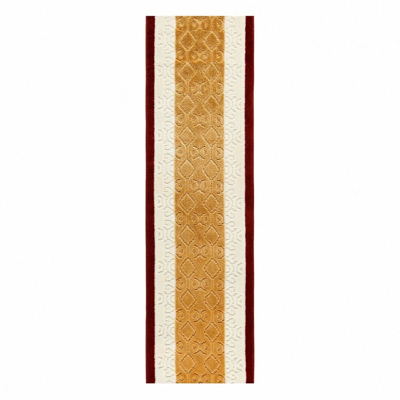 Alfombra de Pasillo Café 67 cm x 7 metros con Goma Sin Overlock-0
