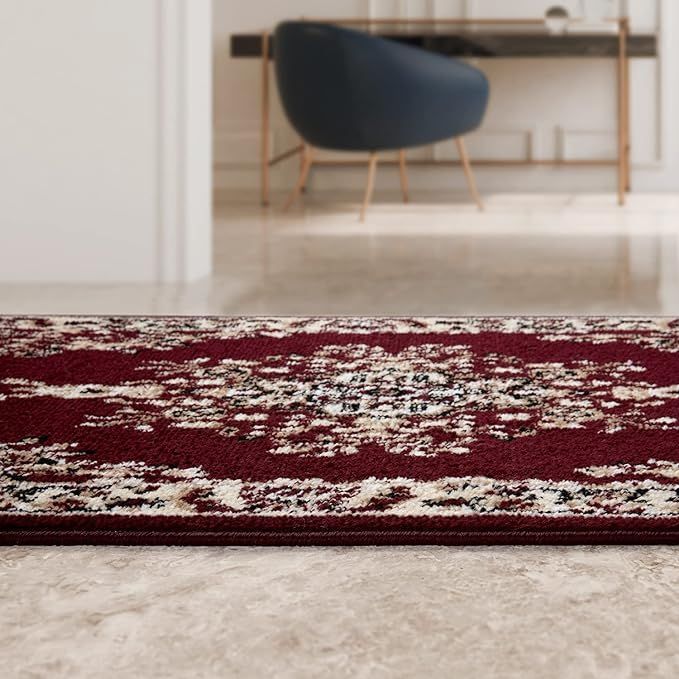 ALFODIA ALFOMBRA PASILLO ROJO 70 x 230 CM -3