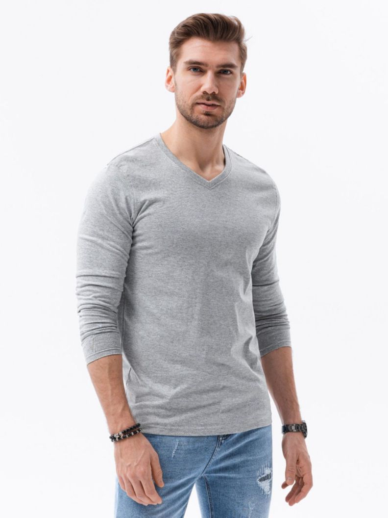 Polera Manga Larga Casual -0