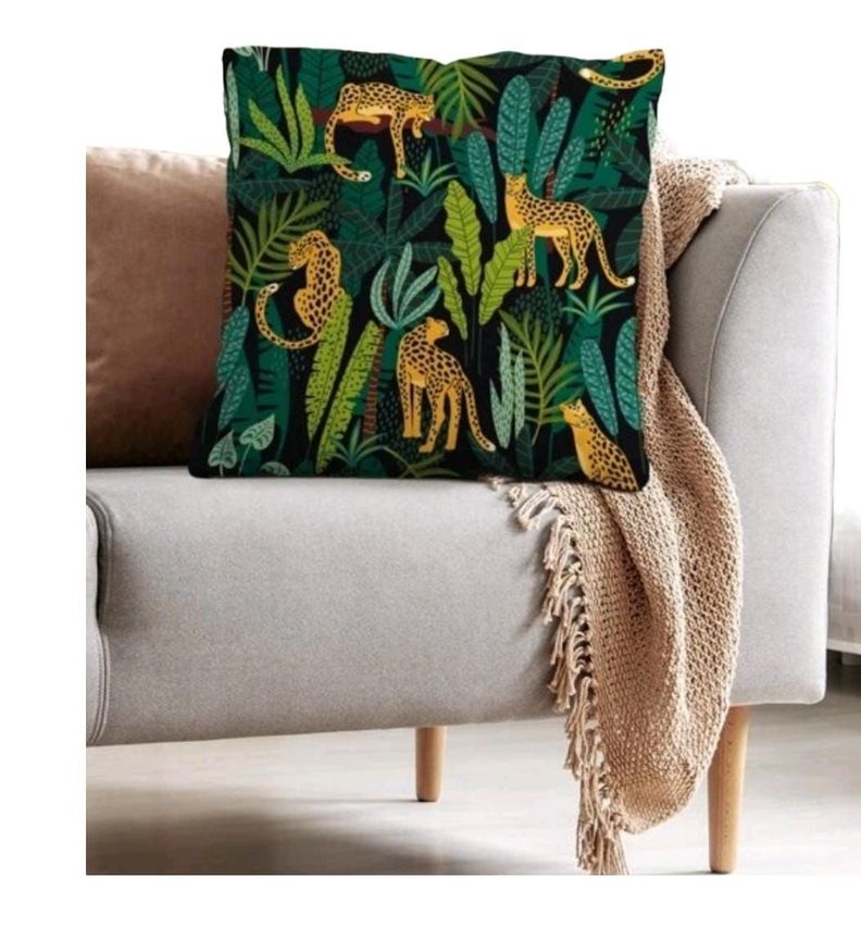 Funda de Cojín Decorativo Diseño Animales-0