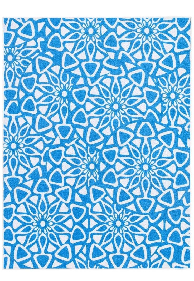 ALFODIA Alfombra Antideslizante 120 x 180 cm Celeste-0