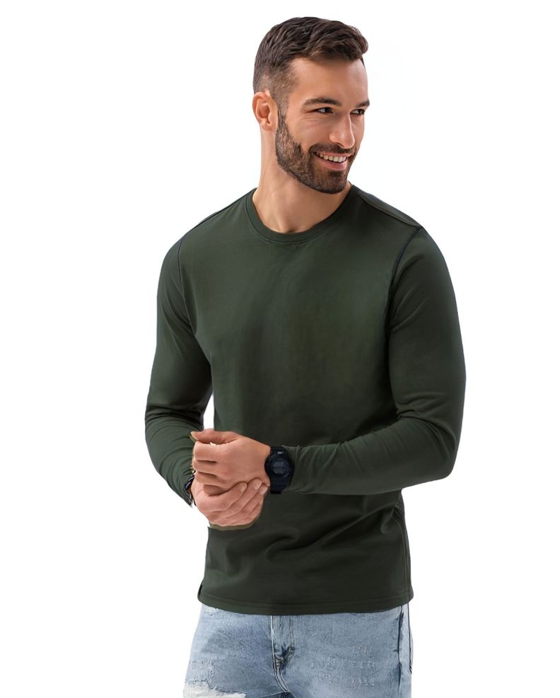 Polera Hombre Casual Manga Larga-0