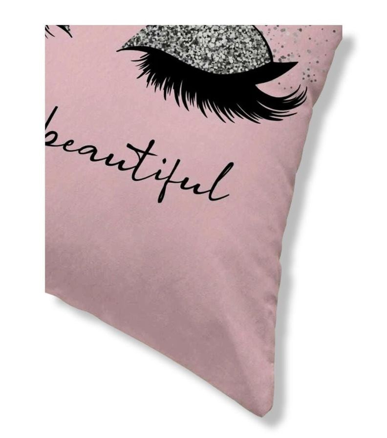 Funda de Cojín Decorativo Rosado 45x45 cm-1