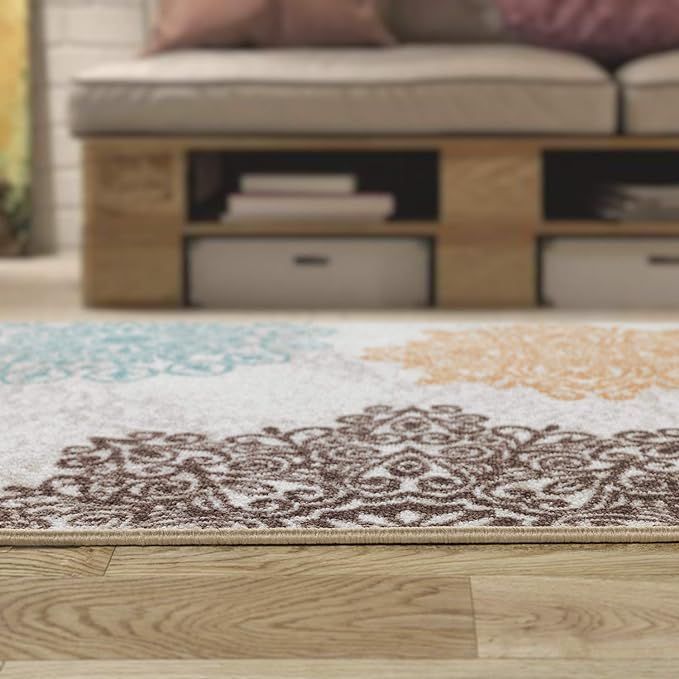 Alfodia Alfombra de Pasillo Blanco 70 cm x 3 metros con Goma Sin Overlock-2
