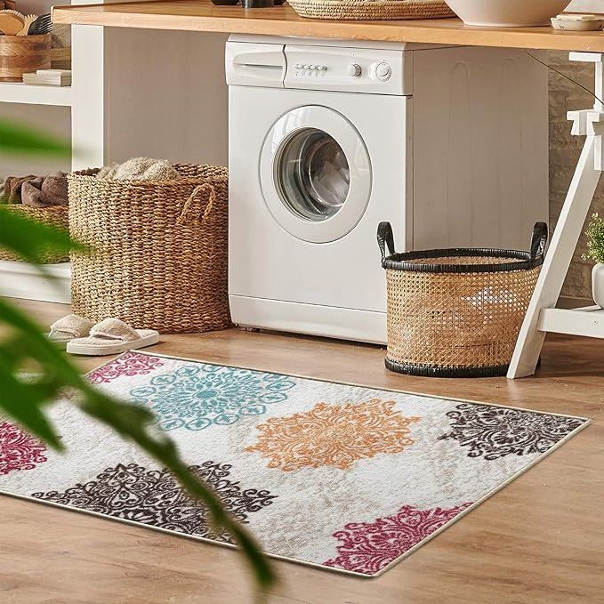 Alfodia Alfombra de Pasillo Blanco 70 cm x 3 metros con Goma Sin Overlock-4
