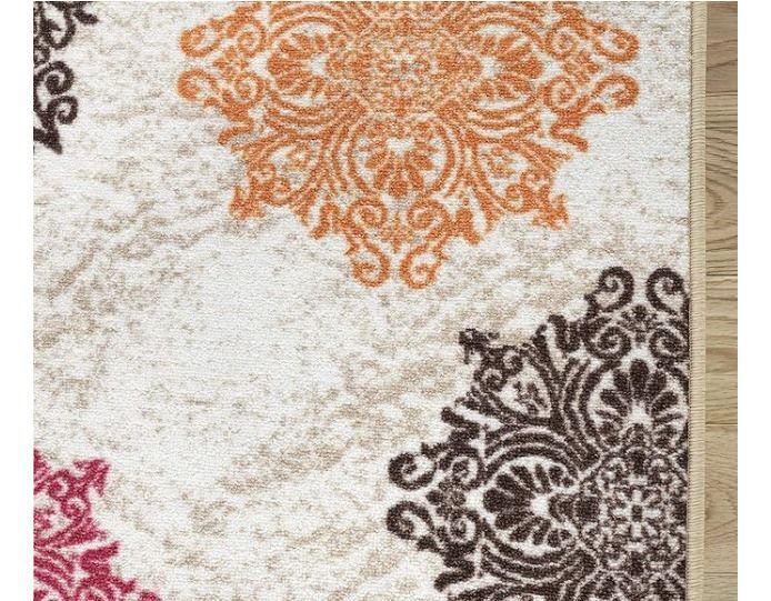Alfodia Alfombra de Pasillo Blanco 70 cm x 3 metros con Goma Sin Overlock-6
