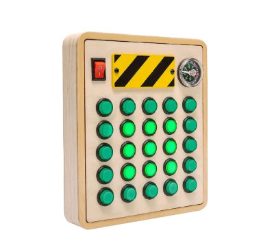 TABLERO DE ACTIVIDADES MONTESSORI Natural