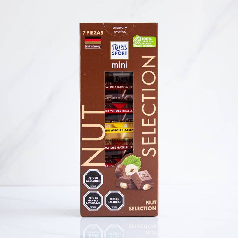Chocolate Mini Nuts Selection Ritter Sport 117 grs-2