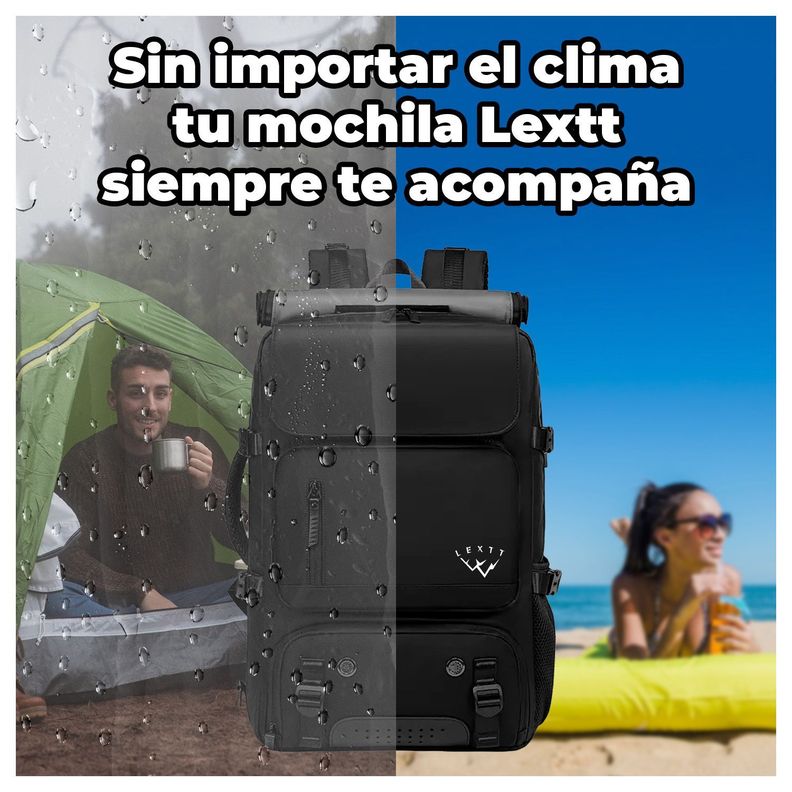Mochila de Viaje Grande y compartimiento para zapatos-2