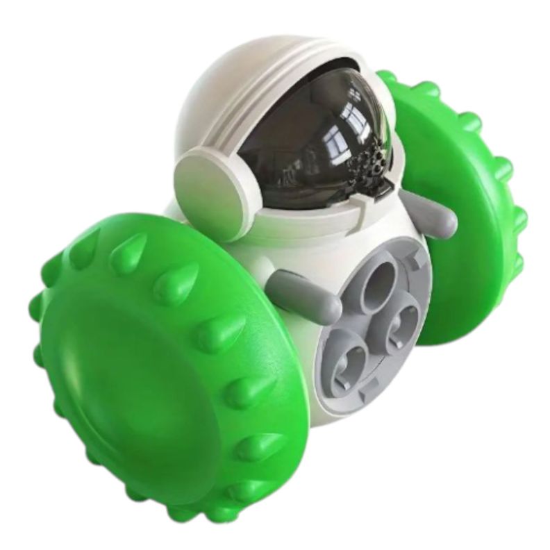 Juguete Perro Dispensador de Alimentos Robot - Verde-0