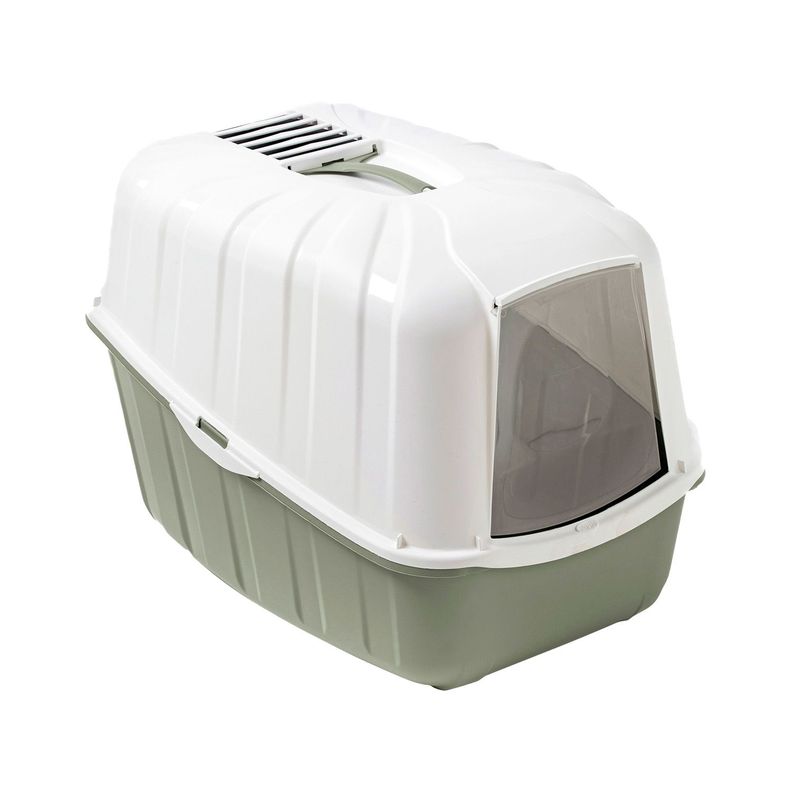 Arenero para Gato Netta Close Verde Opaco MPS-0