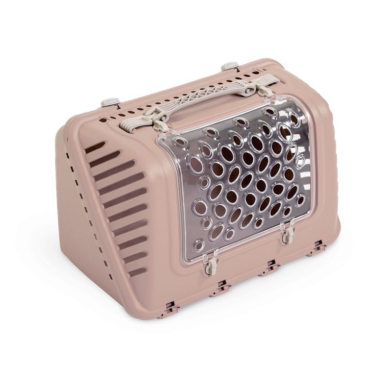 Bolso Transporte de Mascotas P-Bag con correa Rosa Opaco MPS