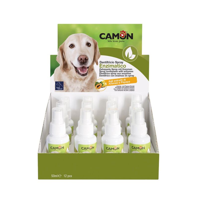 Pasta Dientes Enzimatica Camon Spray para Perros 50ml-2