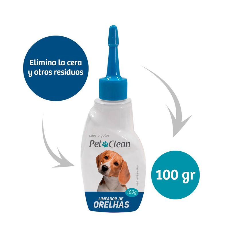 Limpiador Ótico Pet Clean  para Perros y Gatos 100 mL-1