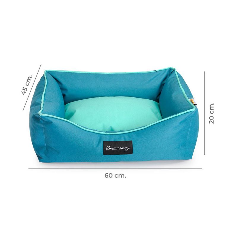 Cama mascotas Dreamaway Soft Celeste S 60cm-1