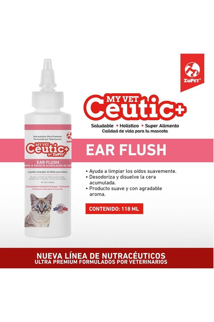 LIMPIADOR OTICO PERROS Y GATOS -DISUELVE ACUMULACIÓN DE CERA-1