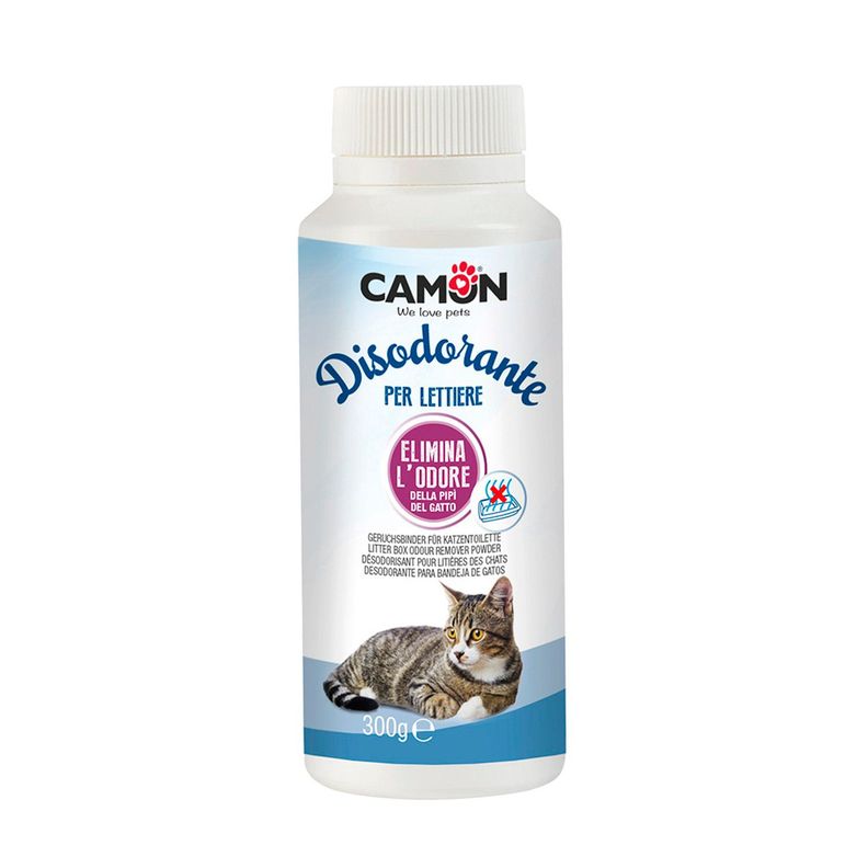 Polvo Removedor Olor Sanitario Camon para Gatos 300gr-0