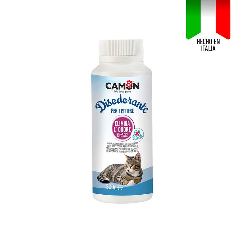Polvo Removedor Olor Sanitario Camon para Gatos 300gr-2