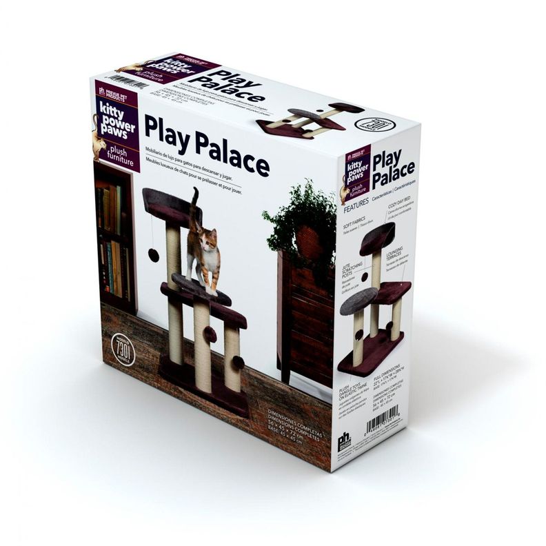 Rascador Gato Play Palace 3 Niveles PREVUE-3