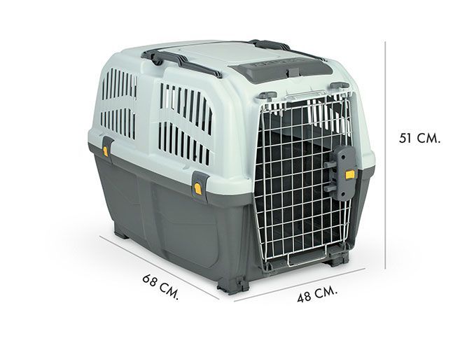 Jaula Transporte para mascotas Skudo 4 - 68cm MPS-1
