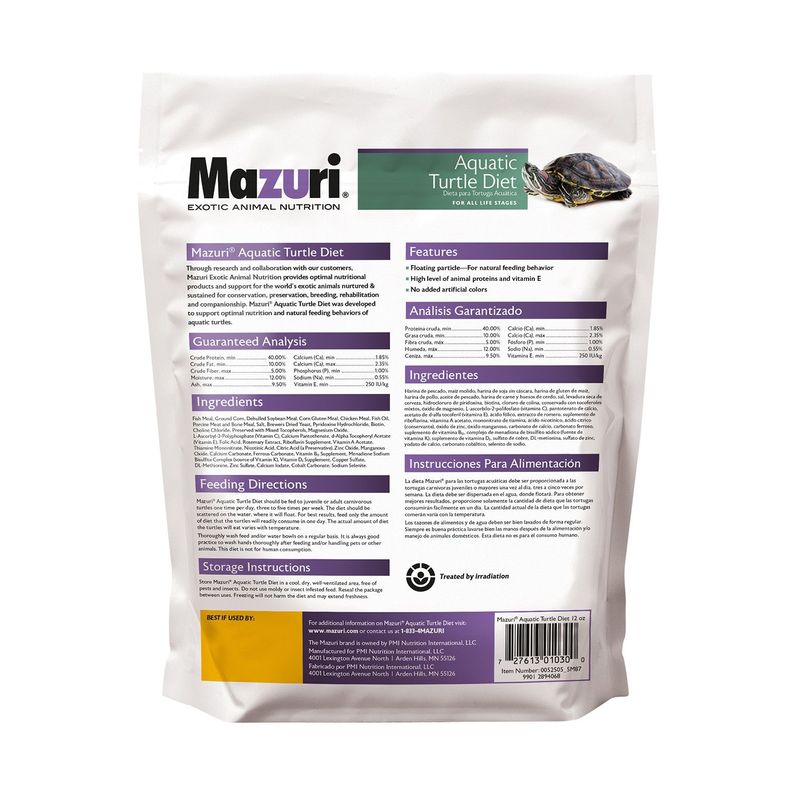 Mazuri Alimento Tortuga Acuatica 340 gr-1