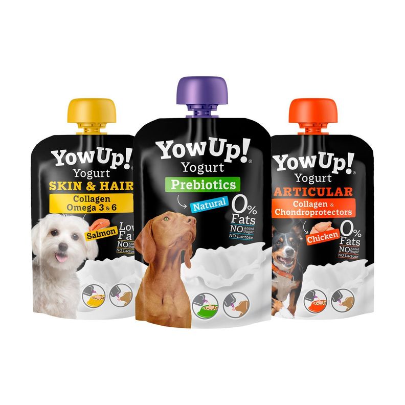 Pack X3 Yogurt para Perro Yow Up Natural-Articular-Skin&Hair-0
