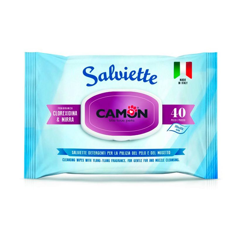 Toallitas Humedas Camon Clorhexidina y Mira 40Un-0