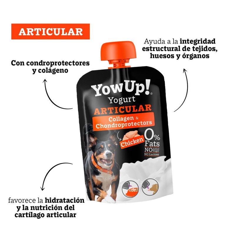 Pack X3 Yogurt para perro Yow Up Articular 115 gr-1