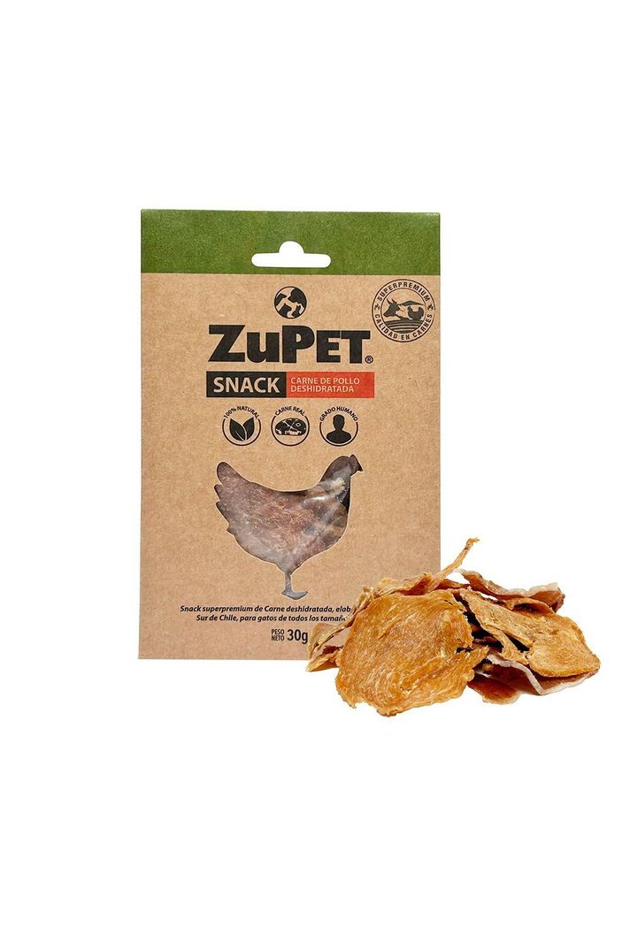 Pack X2 Snack Gato Zupet Deshidratado Pollo 30 gr-3