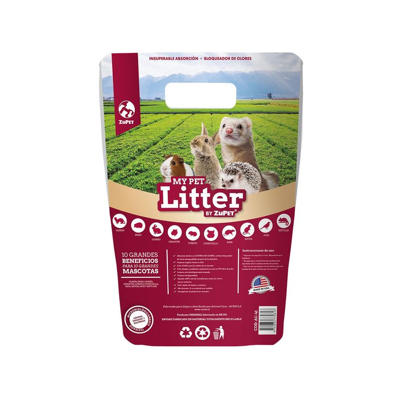 Sustrato de papel My Pet Litter 4Lt-1