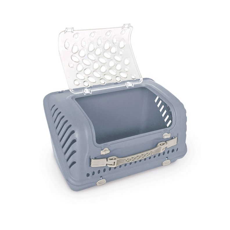 Bolso Transporte de Mascotas P-Bag con correa Gris Opaco MPS-2