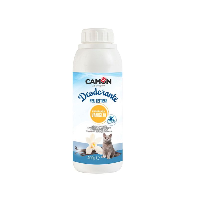 Desodorante Sanitario Camon para Gatos Vainilla 400gr