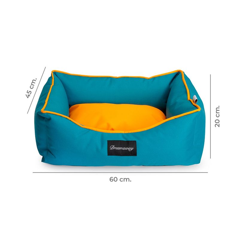 Cama mascotas Dreamaway Soft Azul S 60cm-1
