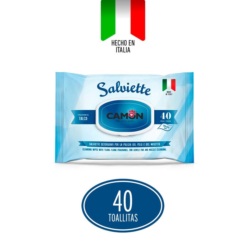 Toallitas Húmedas Camon Talco 40 un-5
