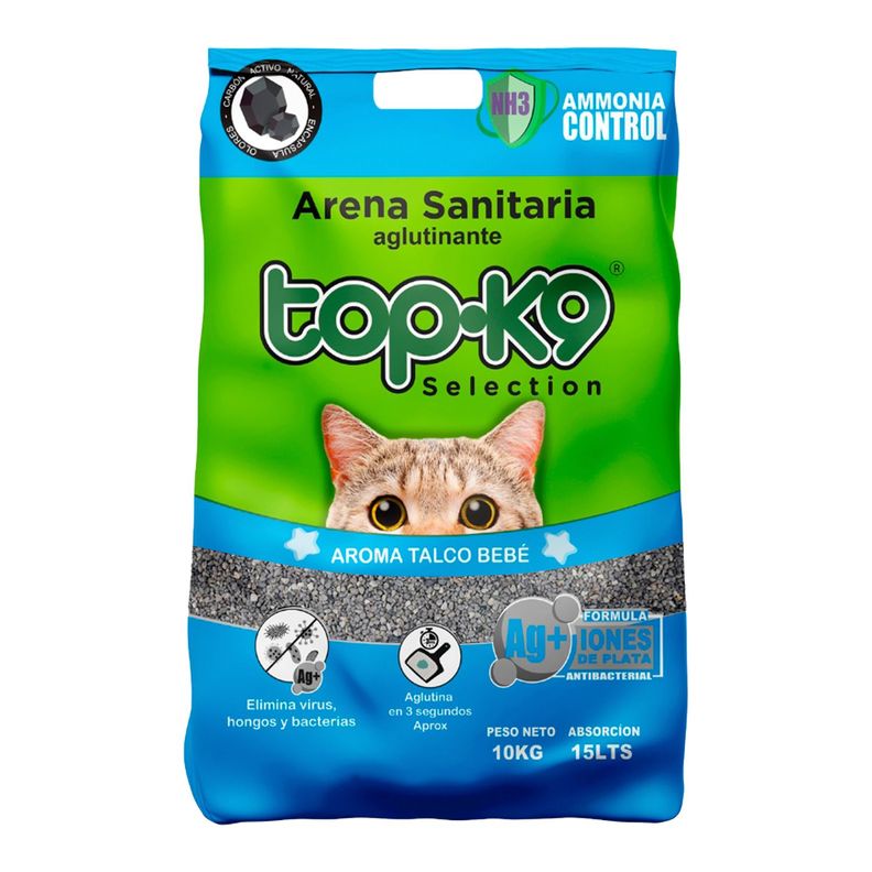 ARENA AGLUTINANTE IONES DE PLATA TALCO 10 KG