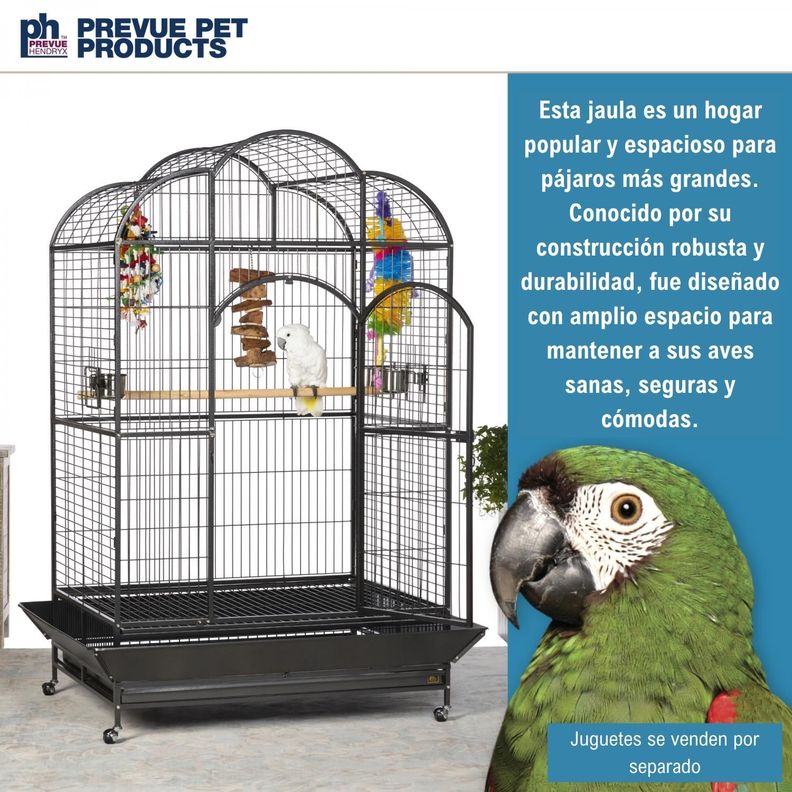 Jaula Premium Aves Guacamayos(200 X 91.44 X 116.8 CM)PREVUE-2