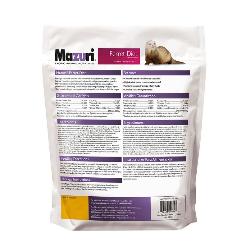 Mazuri Alimento Huron 2,26 Kg-1