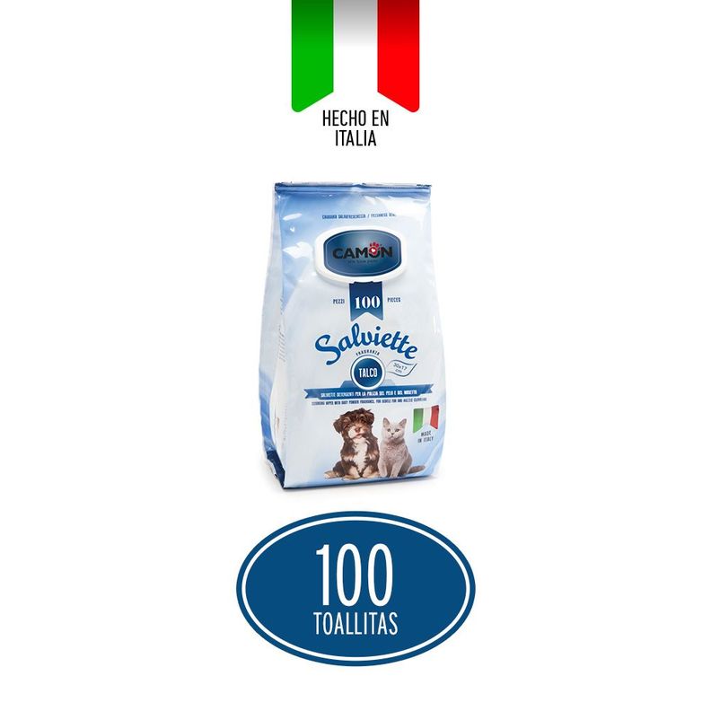 Toallitas Humedas Camon Talco 100un-2