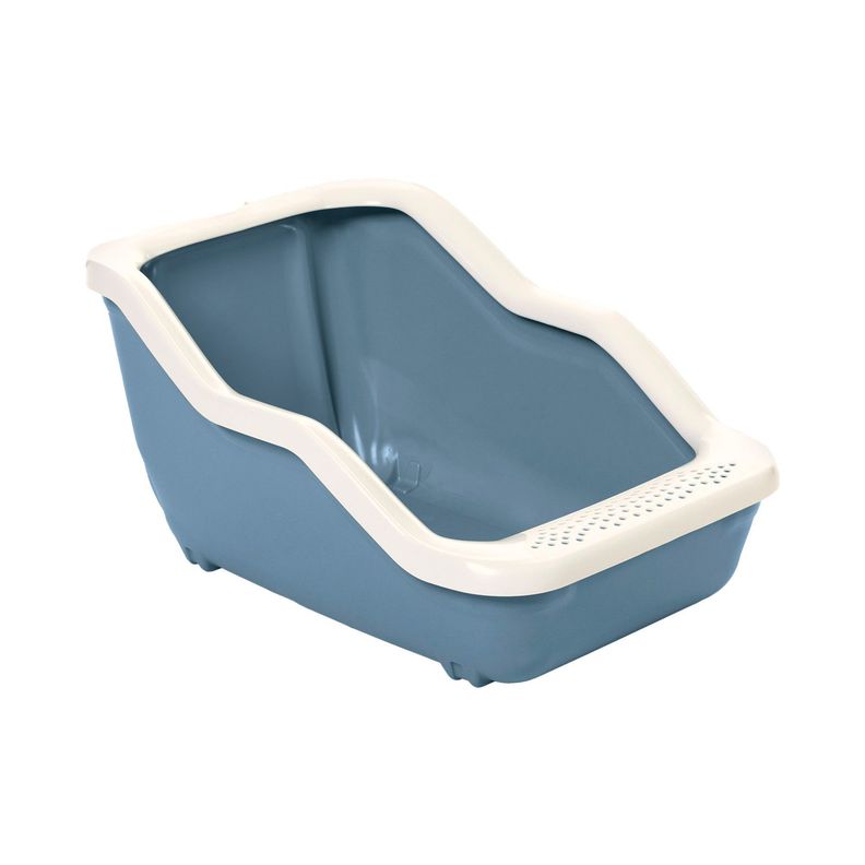 Arenero Para Gato Netta Open  Azul Opaco MPS-0