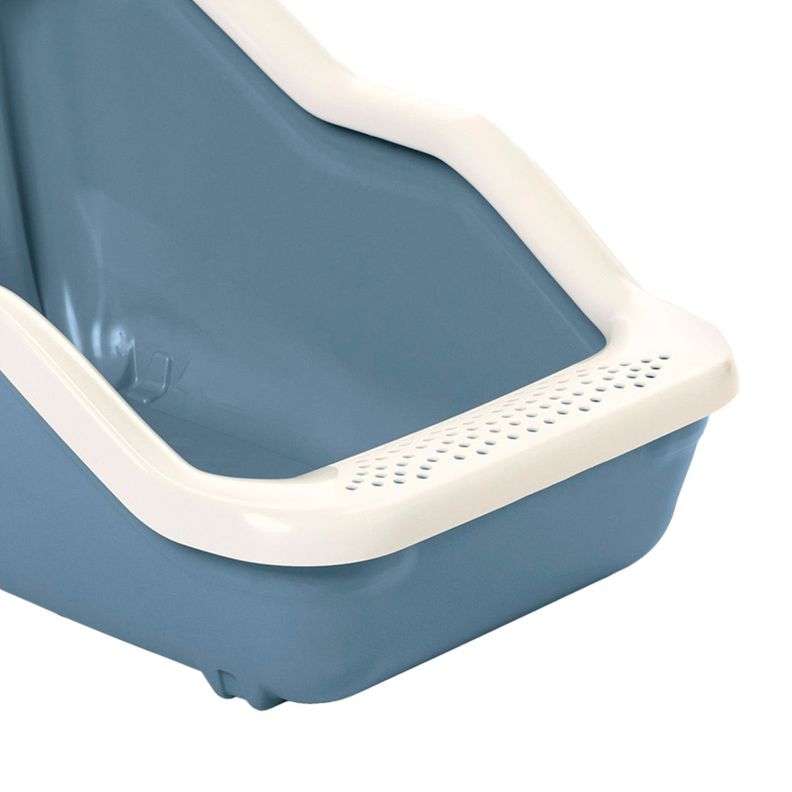 Arenero Para Gato Netta Open  Azul Opaco MPS-1