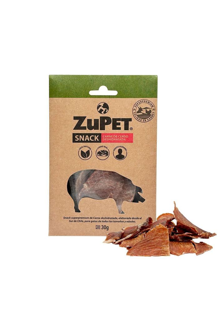 Pack X2 Snack Gato Zupet Deshidratado Cerdo 30 Gr-3