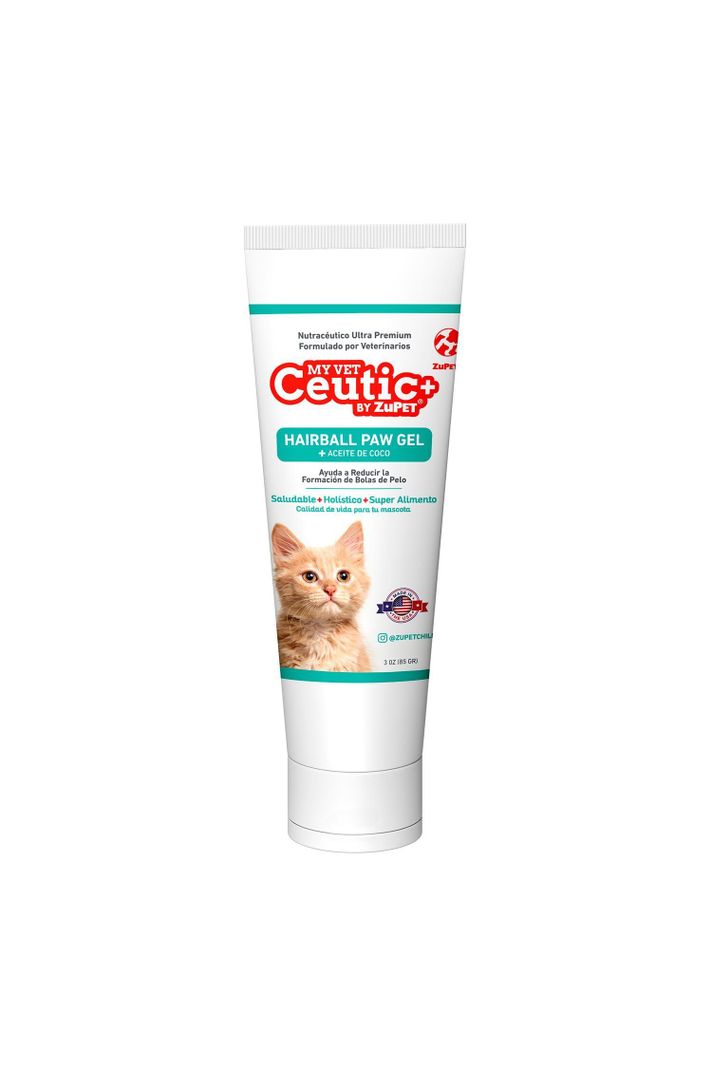 Suplemento en gel para Gatos - REDUCE La FORMACIÓN de BOLAS DE PELO-0
