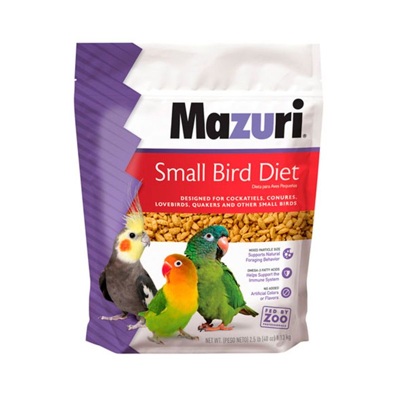 Mazuri Alimento Aves Pequeñas 1.13 Kg-3